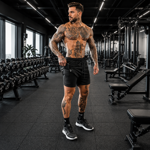 MEN 2-IN-1 SHORTS