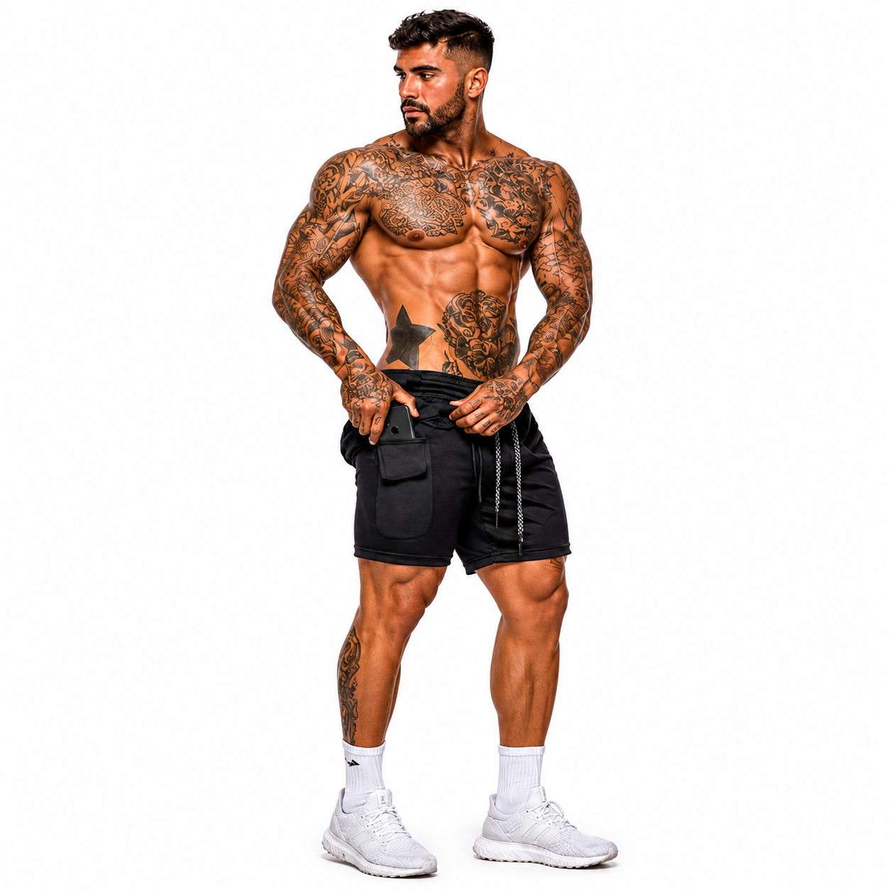 MEN 2-IN-1 SHORTS